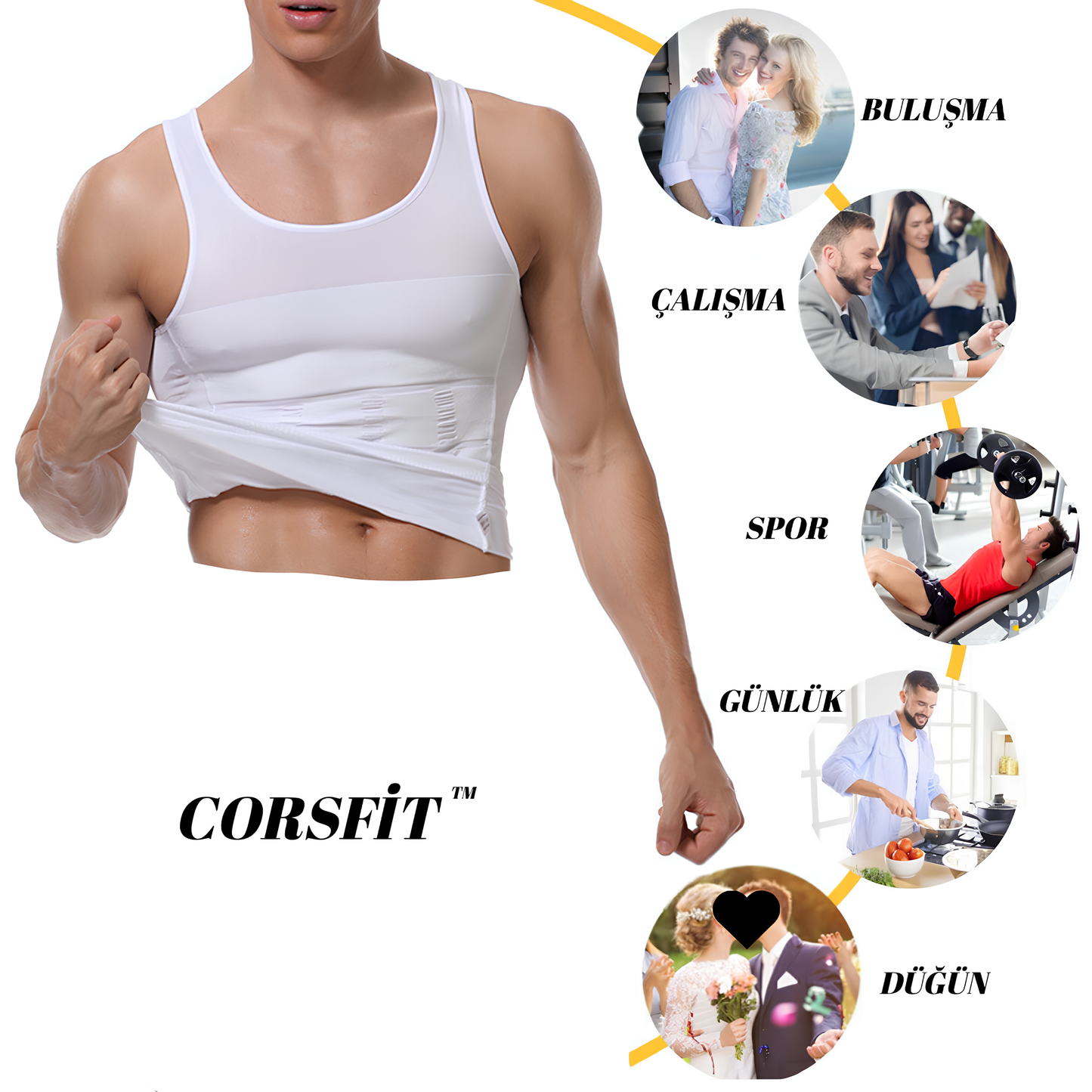 CORSFİT™ Sıkılaştırıcı Korse Atlet