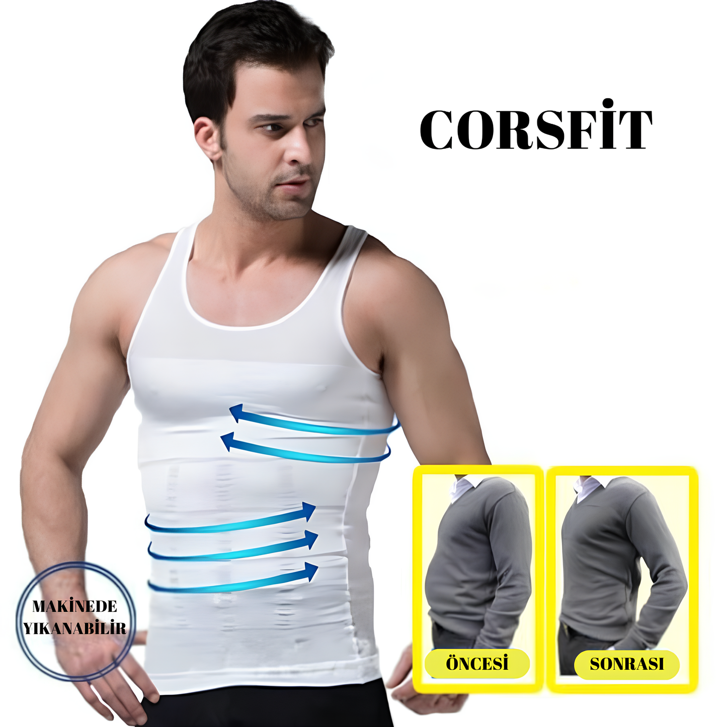 CORSFİT™ Sıkılaştırıcı Korse Atlet