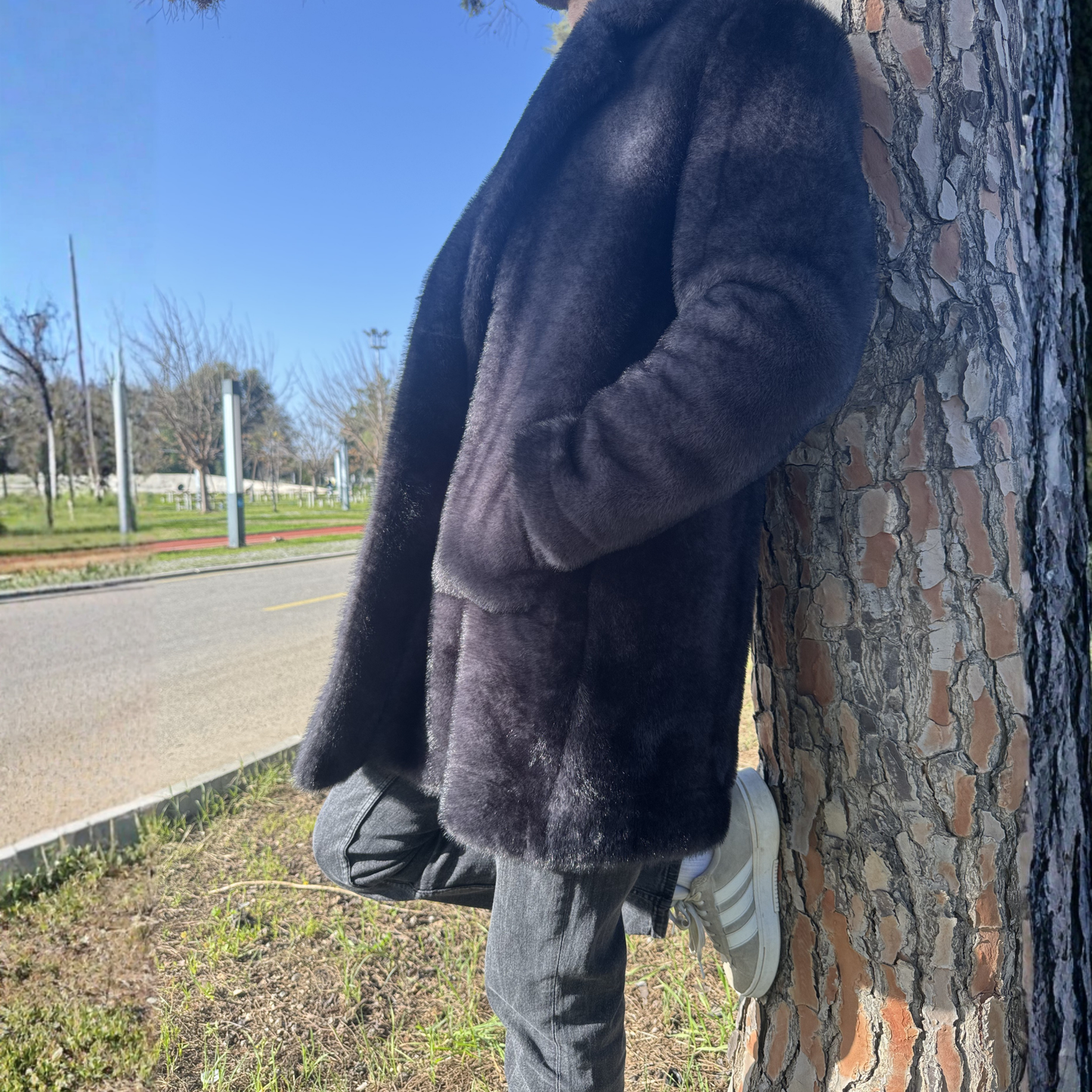 BILSON™ Çift Taraflı Vizon Kaban