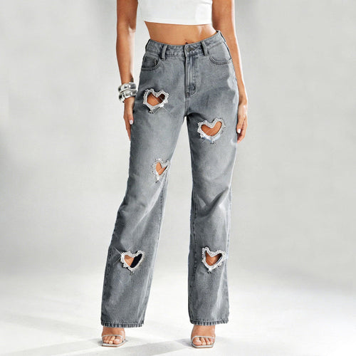 HEART CUT Denim Jean Pantolon