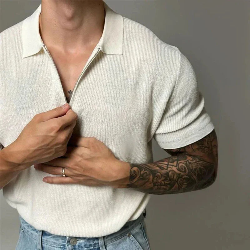 MONARCH Fermuarlı T-Shirt